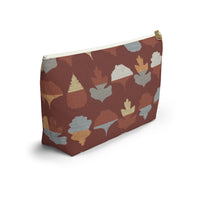 Frond Accessory Pouch w T-bottom in Red